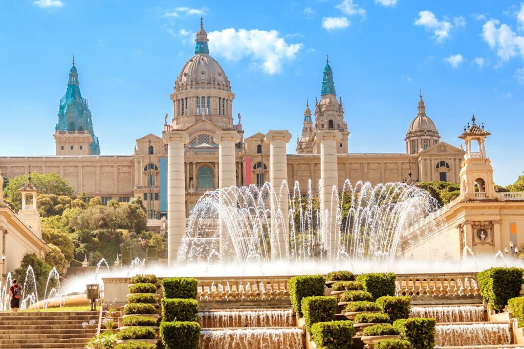 The MNAC and the Magic Fountain are an easy walk downhill after your cable car ride