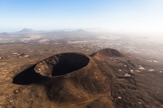 Calderon Hondo Volcano in Canary Islands