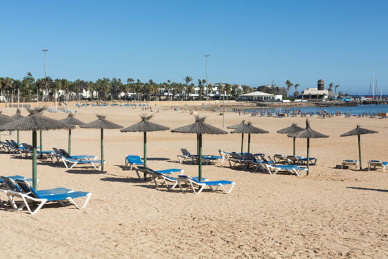 Fuste Castle in Caleta de Fuste in Canary Islands