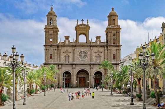 Vegueta Town in Las Palmas de Gran Canaria