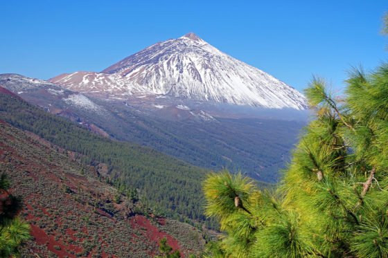 A view of Teide National Park in Canary Islands