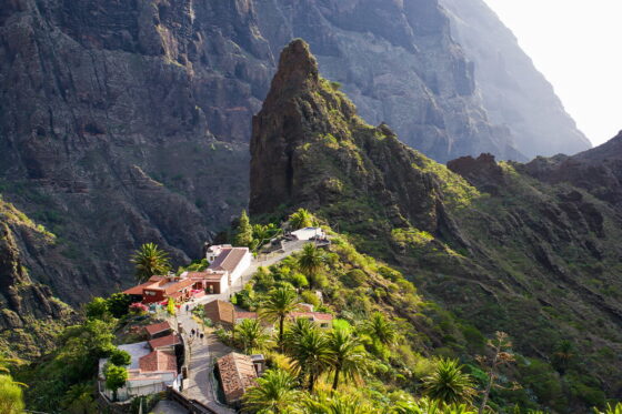 A view of Barranco de Masa Hike in Tenerife