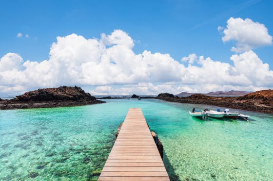 Lobos Island in Canary Islands