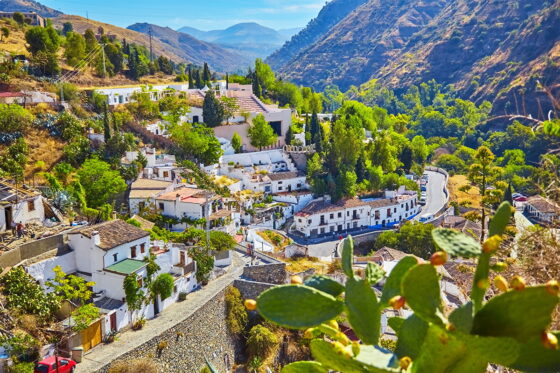 The Sacromonte district with its cave houses