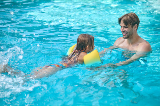 A picture of the swimming pool at the best family hotels Majorca that are budget-friendly and perfect for families