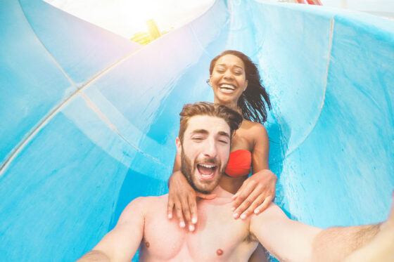 A picture of Aqualandia Water Park in Benidorm, Spain