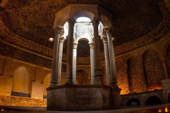 The Arab Baths in Girona, a reminder of the city's past