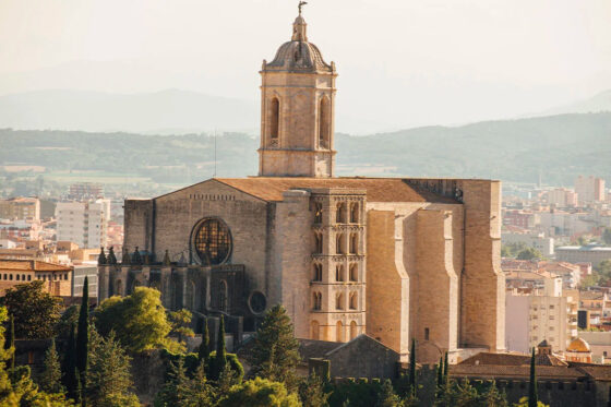 The Girona Cathedral, a stunning example of Romanesque and Gothic art