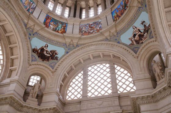 Interior of the national art Museum of Catalonia, Barcelona