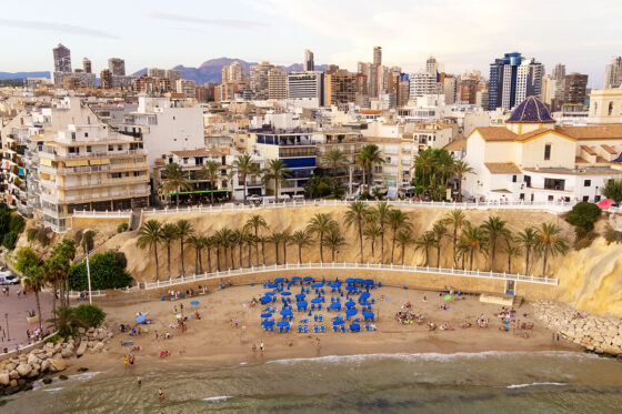 A picture of Playa de Mal Pas in Benidorm, Spain