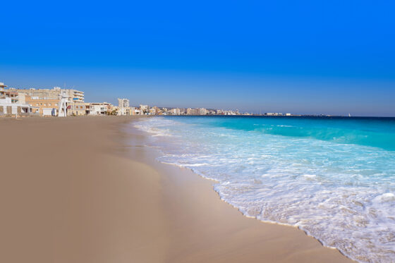 Santa Pola Tamarit beach, Spain