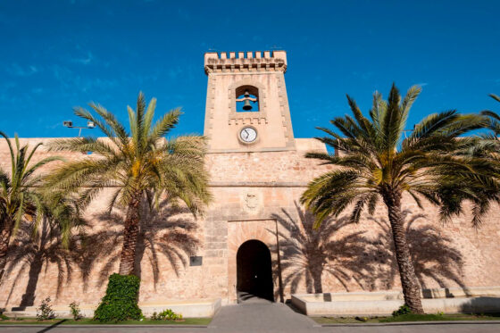 A photo of the beautiful Santa Pola Castle, one of the most popular museums and cultural sites in Santa Pola