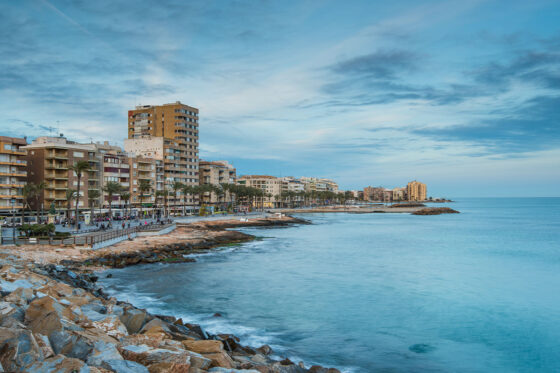 An image of the city of Torrevieja, a popular tourist destination known for its accessibility and connectivity