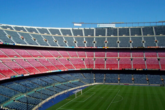 Camp Nou stadium is one of the symbols of Barcelona