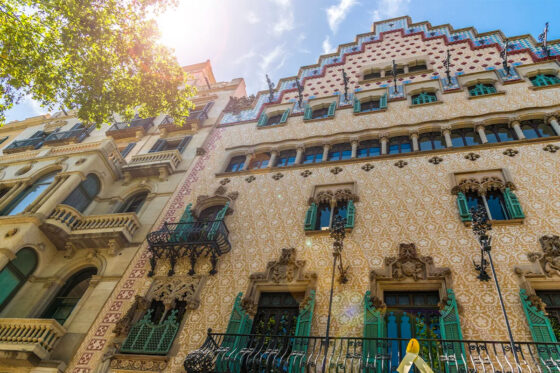 Casa Amatller is a beautiful building located in the heart of Barcelona