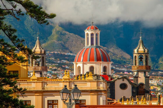 A view of the town of La Orotava, Canary Islands