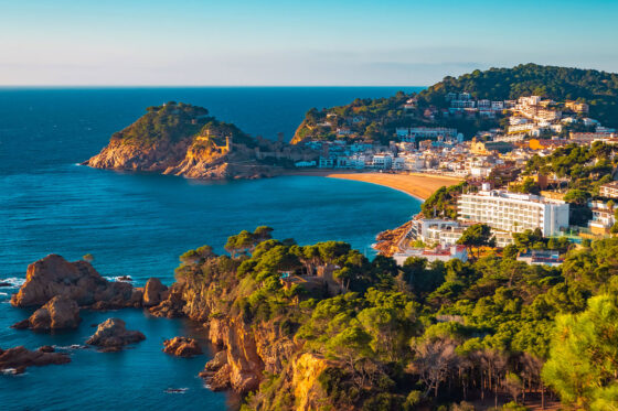 Beautiful view of Tossa de Mar