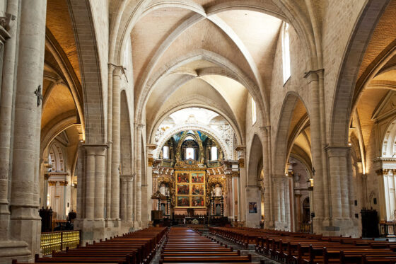 Interior of the Valencia Cathedral