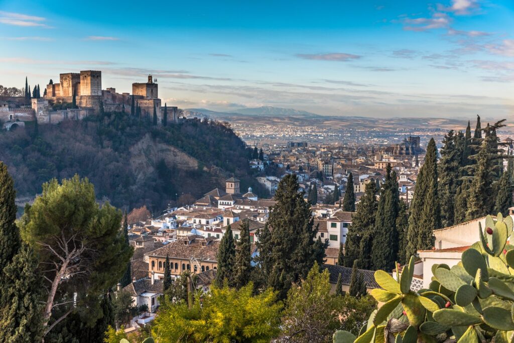 The paths of Sacromonte give you some of the best views of the Alhambra