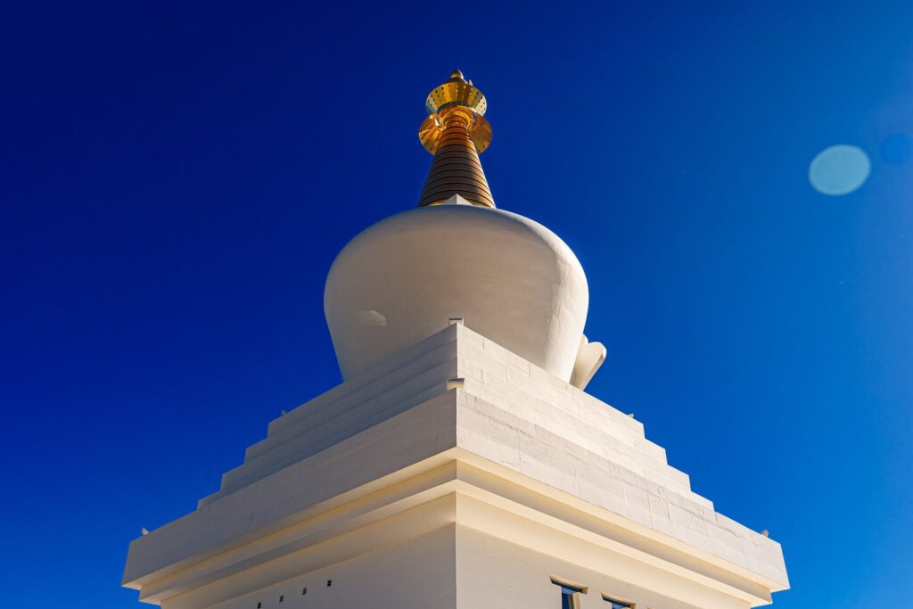 The Stupa of Enlightenment above Benalmadena Pueblo is the tallest Buddhist stupa in Europe.